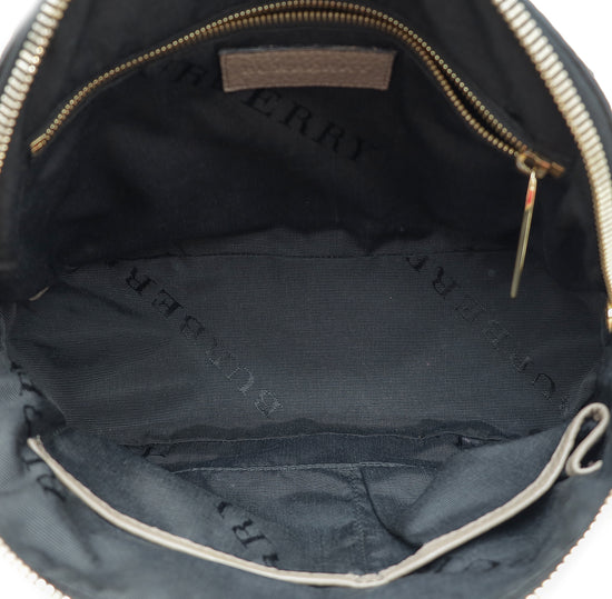 Burberry Etoupe Heritage Grain Small Orchard Bowling Bag