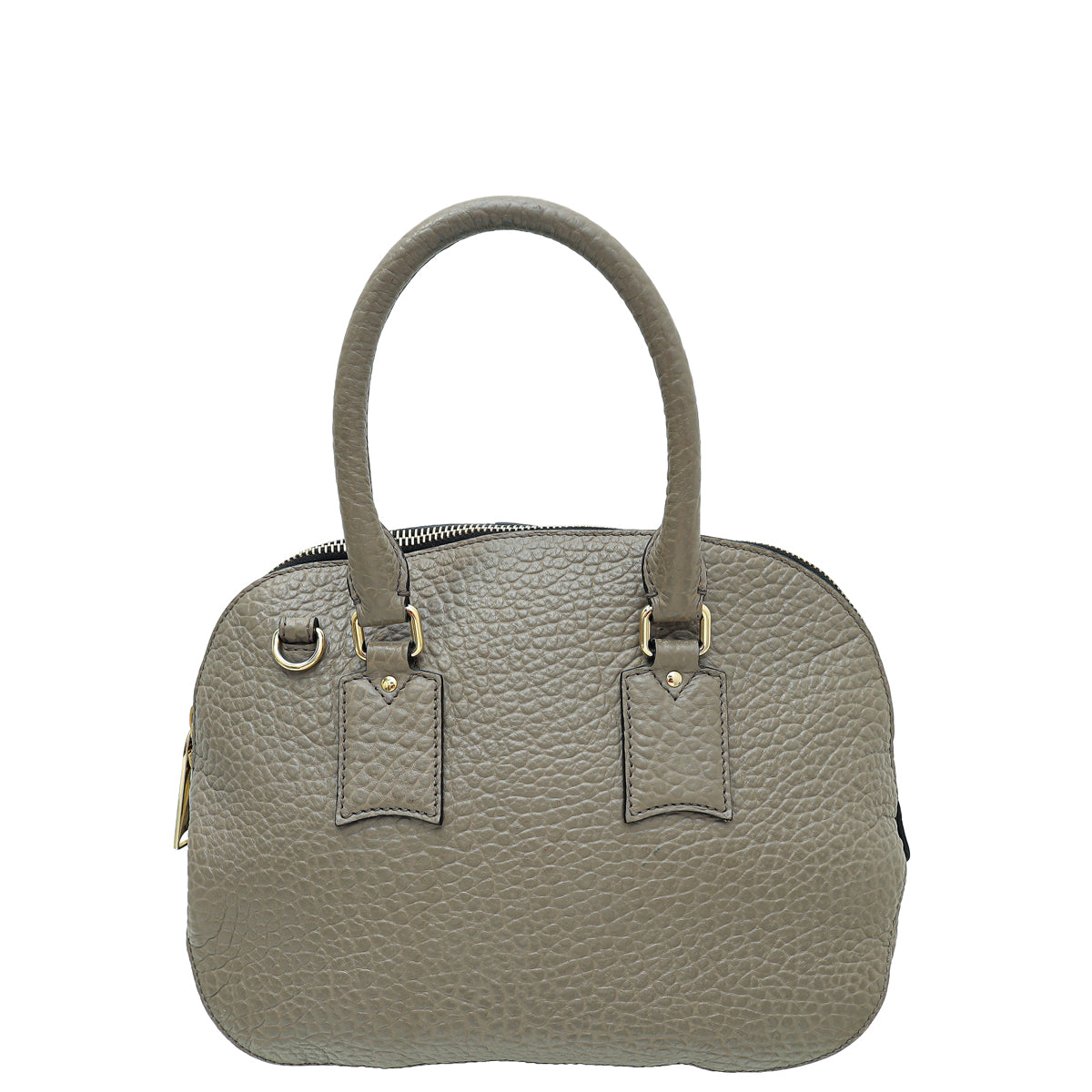 Burberry Etoupe Heritage Grain Small Orchard Bowling Bag-Burberry-THE CLOSET