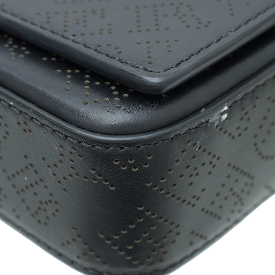 Burberry Black Perforated Hampshire Crossbody Bag