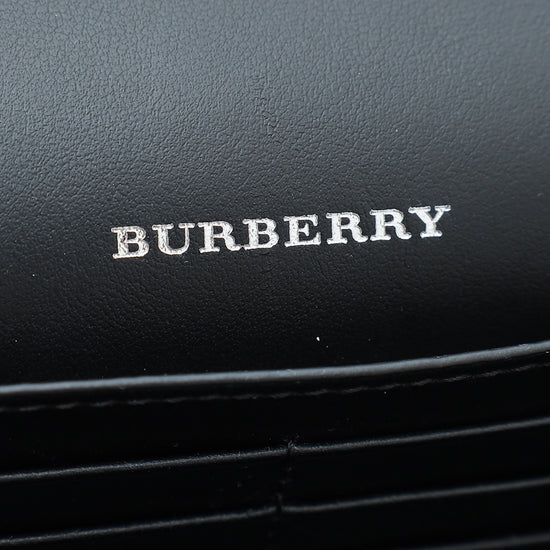 Burberry Black Perforated Hampshire Crossbody Bag