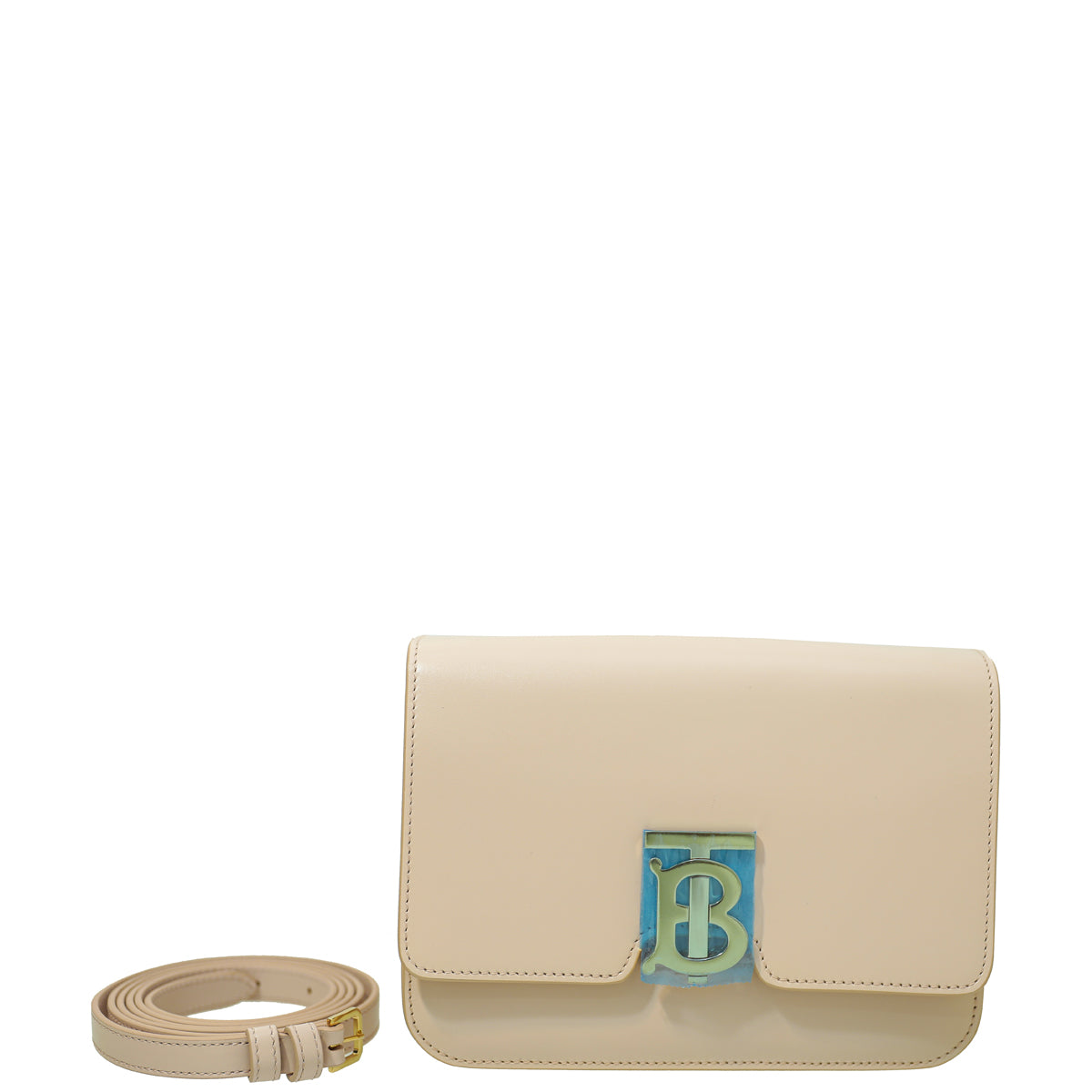 Burberry Rose Beige TB Flap Small Bag-Burberry-THE CLOSET