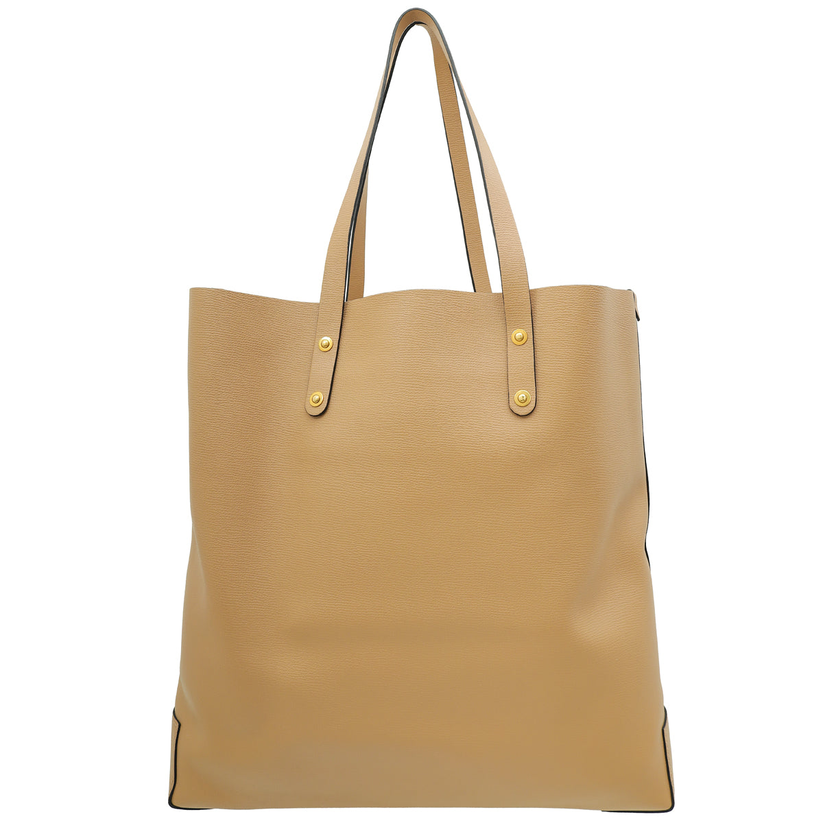 Burberry Light Camel Embossed Crest Large Tote Bag-Burberry-THE CLOSET