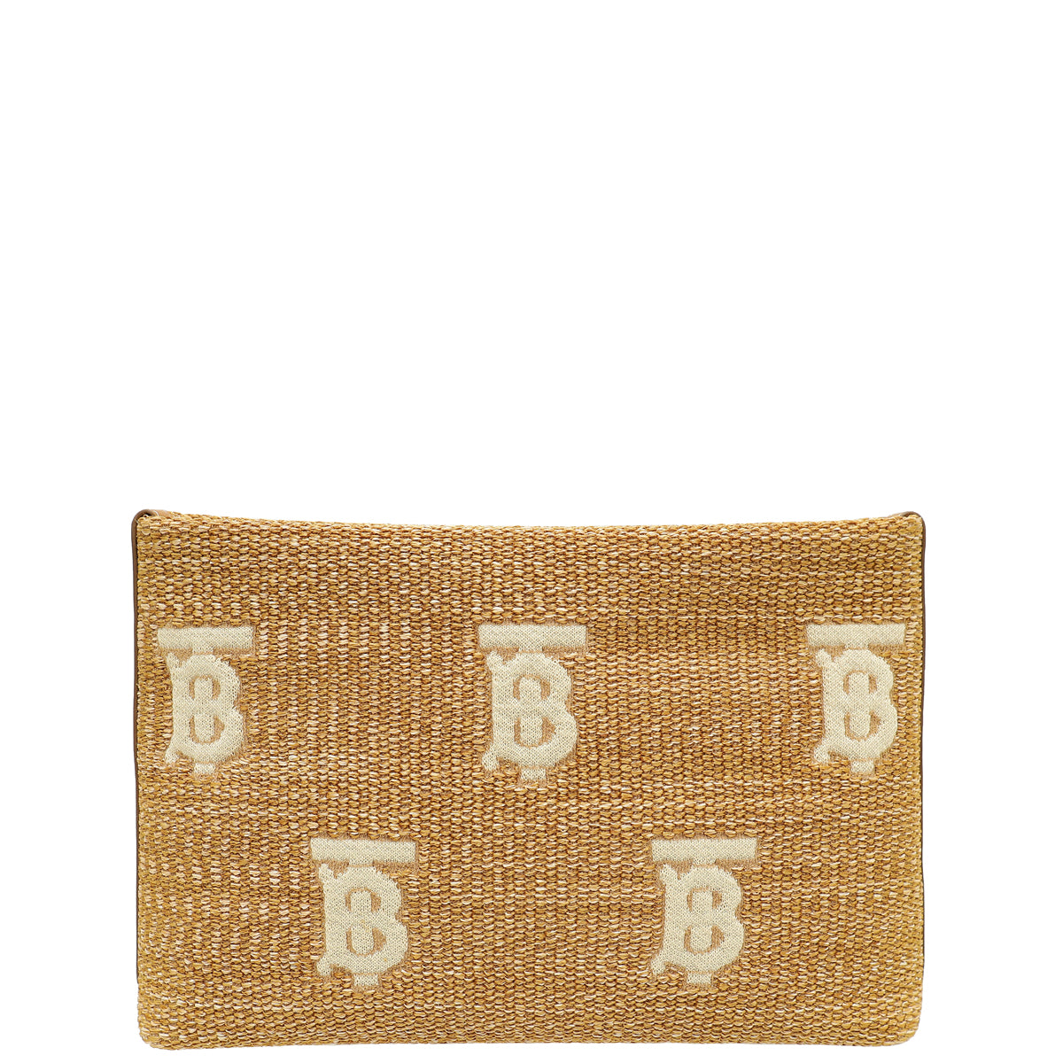 Burberry Bicolor Rafia Duncan Pouch-Burberry-THE CLOSET