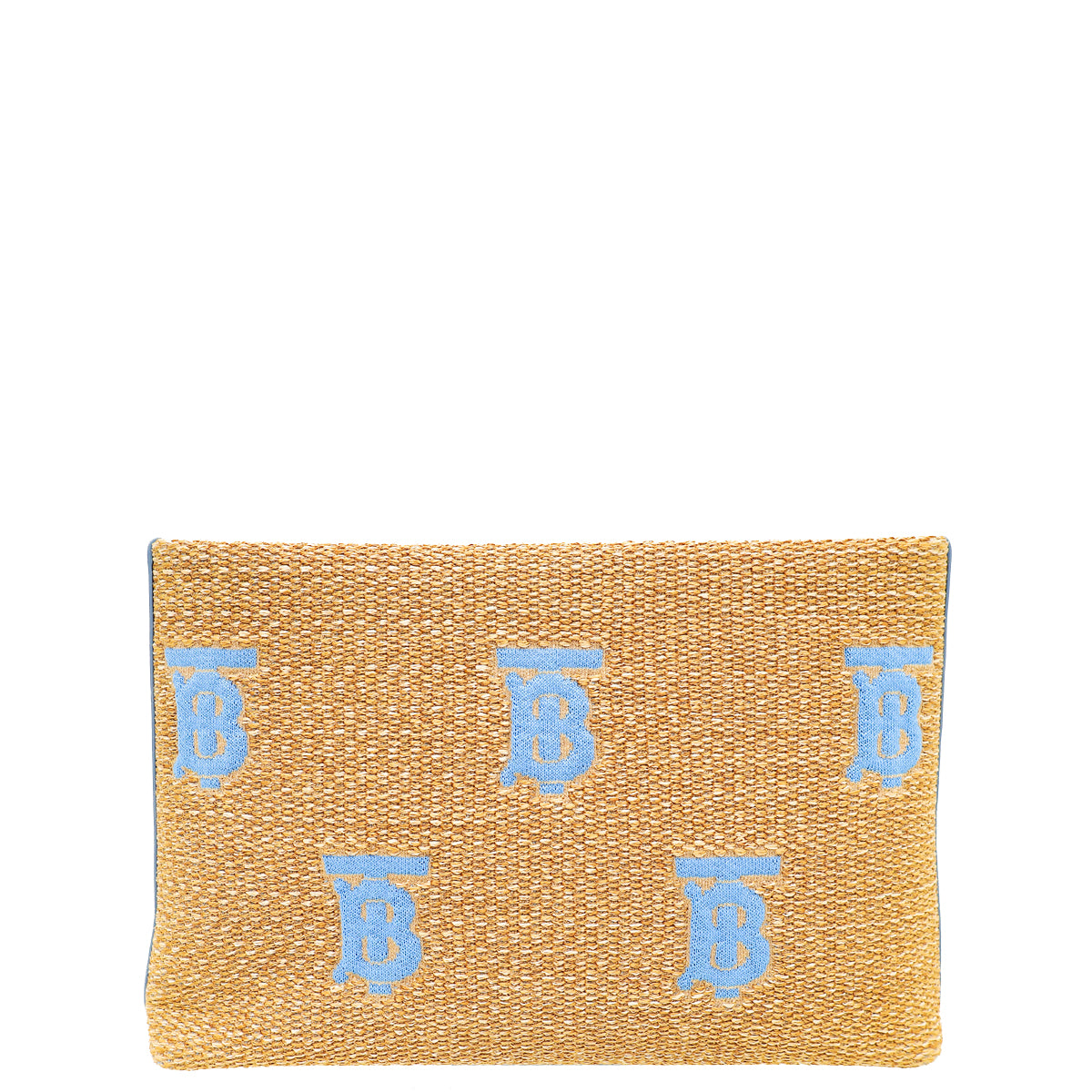 Burberry Bicolor Rafia Duncan Pouch-Burberry-THE CLOSET