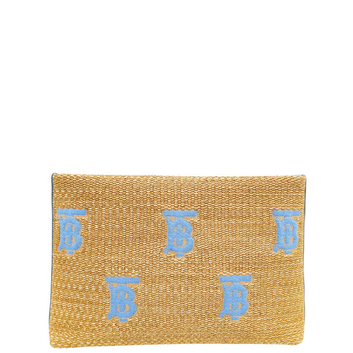 Burberry Bicolor Rafia Duncan Pouch-Burberry-THE CLOSET