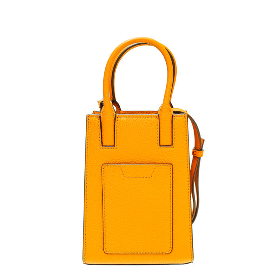 Burberry Orange TB Logo Phone Micro Bag