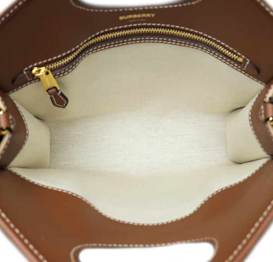 Burberry Bicolor Mini Calf Hair Pocket Bag