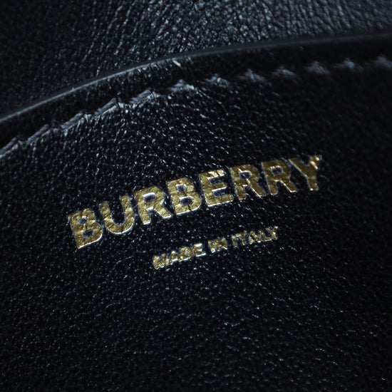Burberry Black TB Flap Mini Bag
