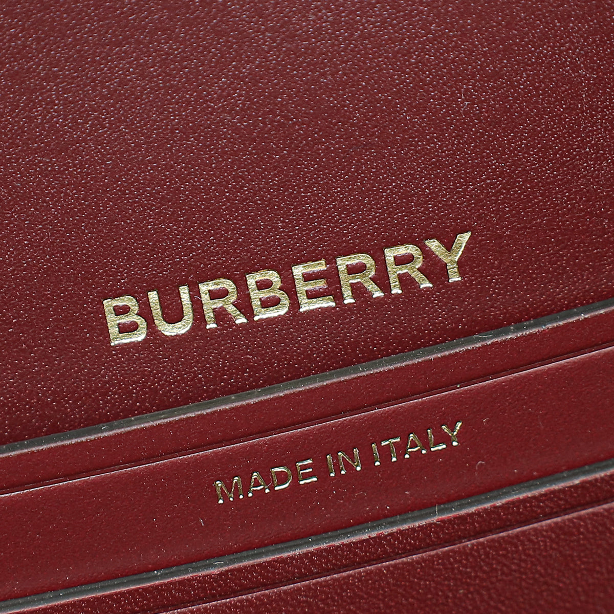 Burberry Burgundy Olympia Small Bag