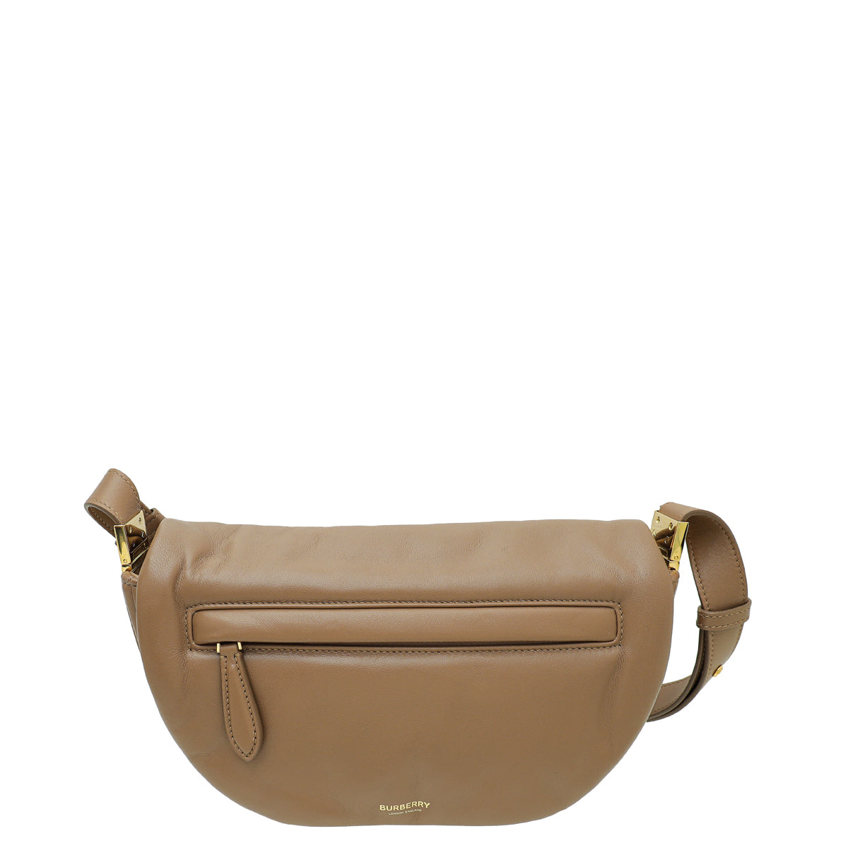 Burberry Oak Brown Soft Olympia Small Bag-Burberry-THE CLOSET