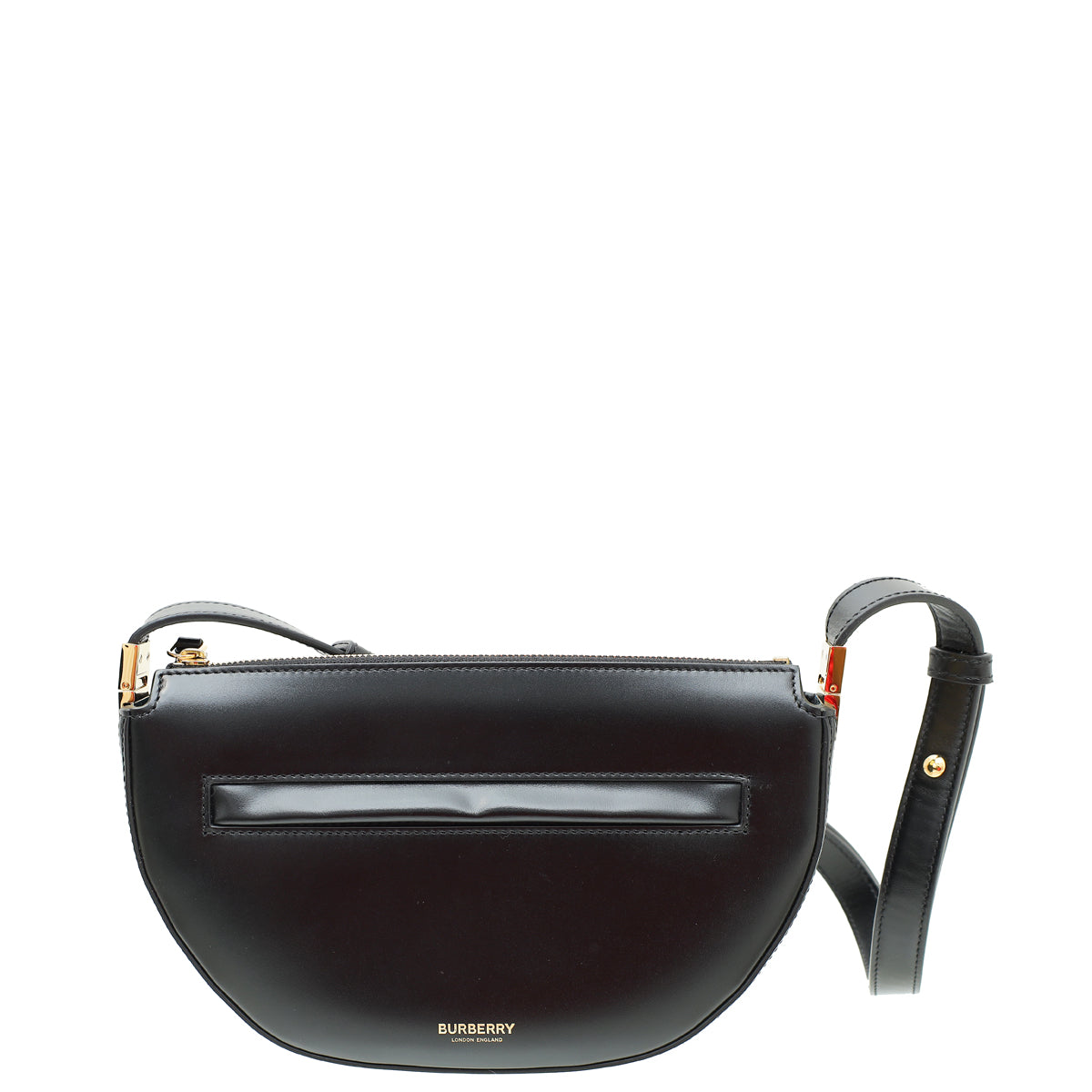 Burberry Black Mini Zip Olympia Bag-Burberry-THE CLOSET