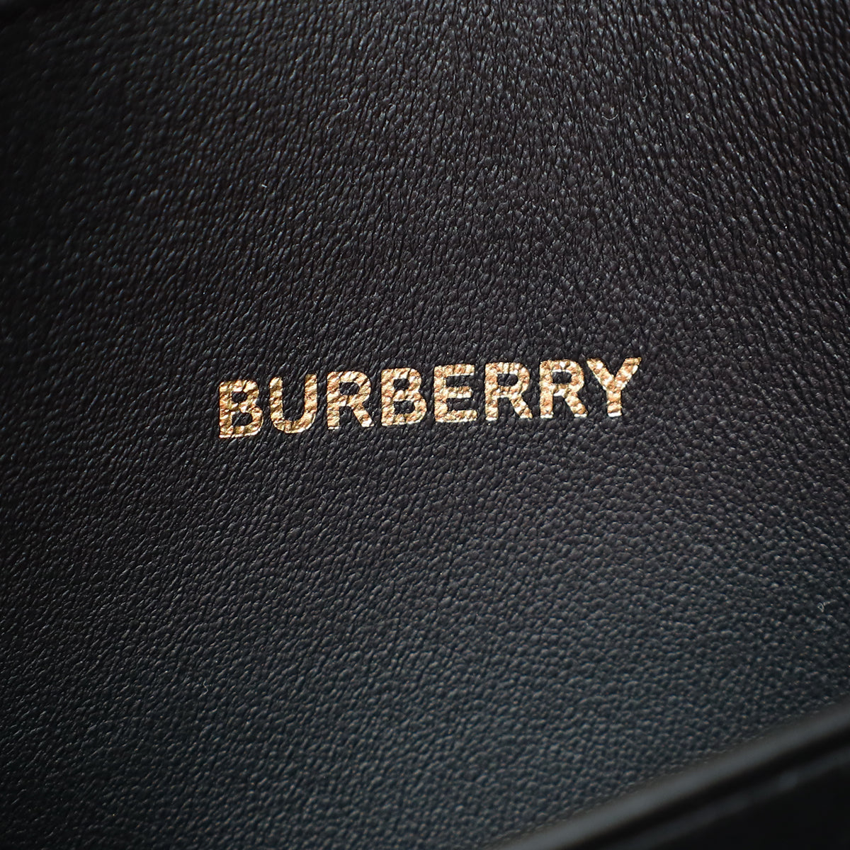 Burberry Black Mini Zip Olympia Bag