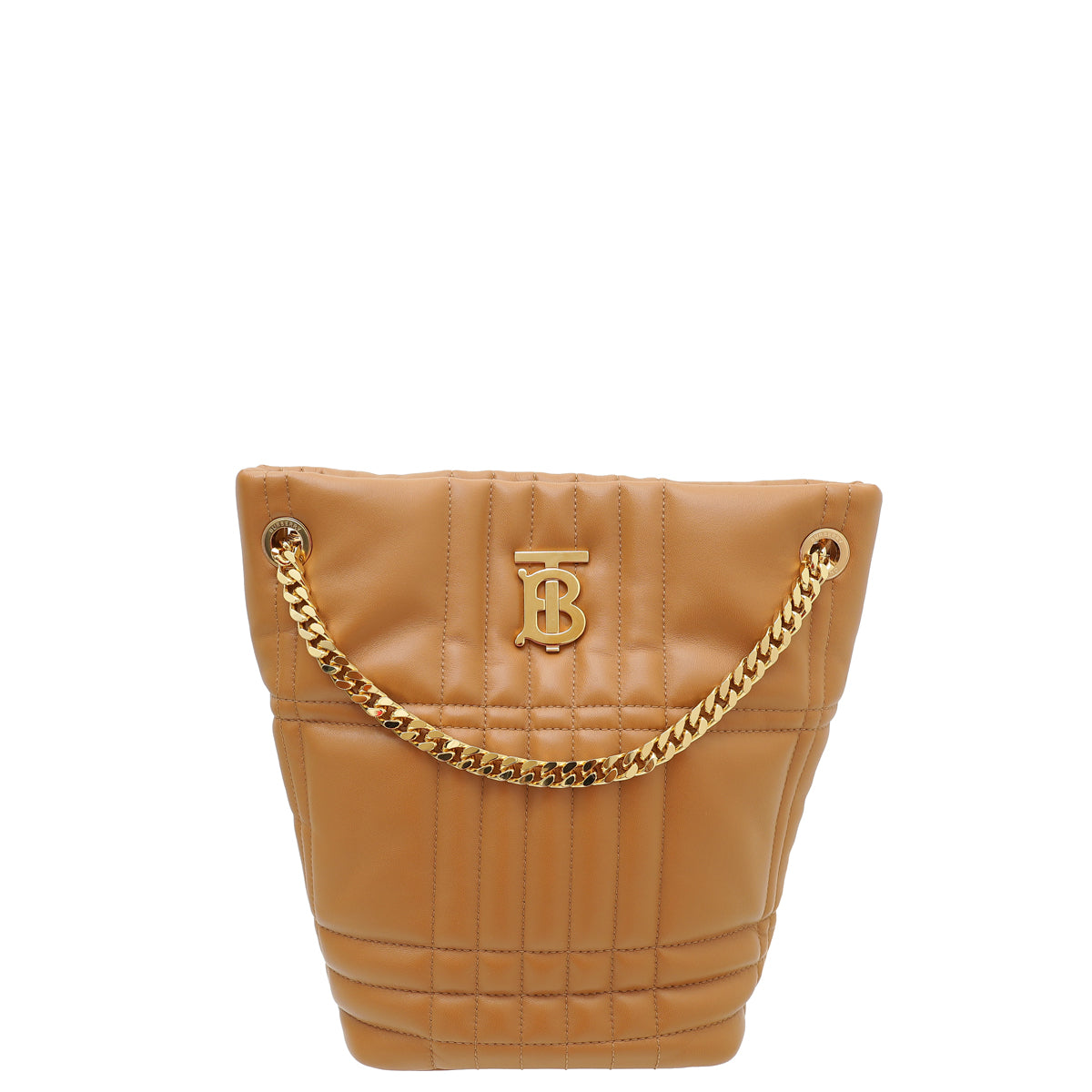 Burberry Maple Brown Lola Bucket Small Bag-Burberry-THE CLOSET