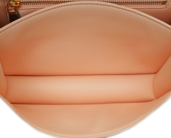 Burberry Peach Pink TB Flap Small Bag
