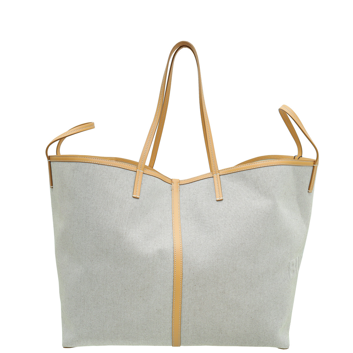 Burberry Bicolor Logo XL Beach Tote Bag-Burberry-THE CLOSET