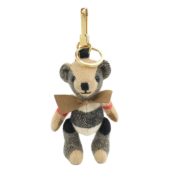 Burberry Bicolor Check Thomas Bear Bag Charm