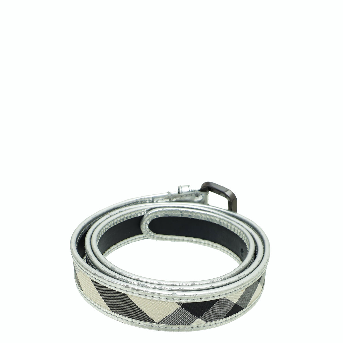 Burberry Multicolor Smoke Check Belt 44-Burberry-THE CLOSET