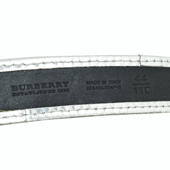 Burberry Multicolor Smoke Check Belt 44