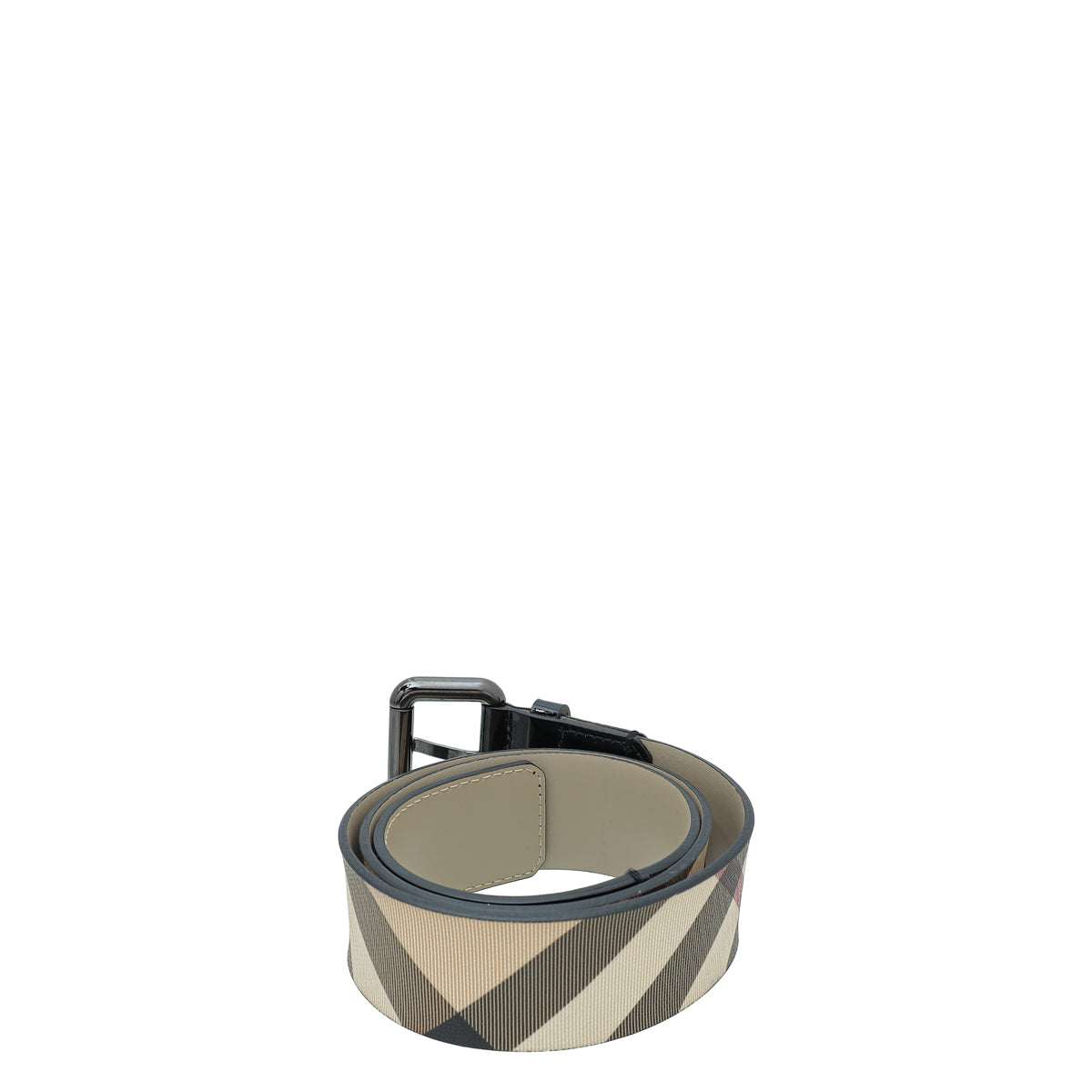 Burberry Bicolor Haymarket 40mm Belt 34-Burberry-THE CLOSET