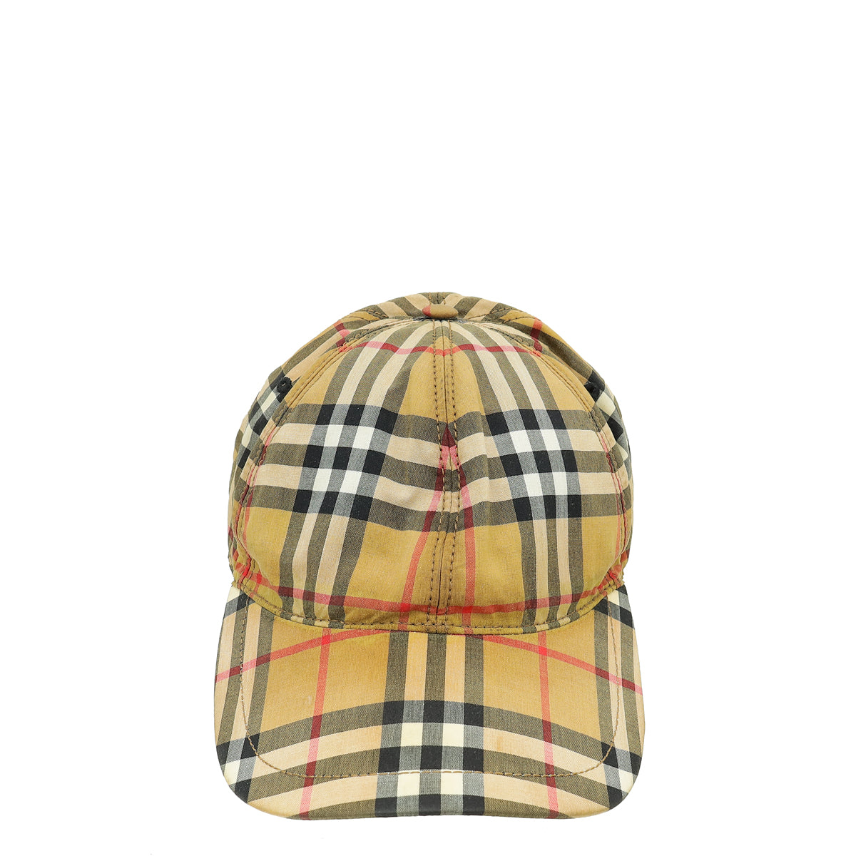 Burberry Bicolor Vintage Check Baseball Hat-Burberry-THE CLOSET