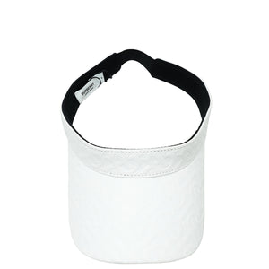 Burberry White TB Visor Medium Hat