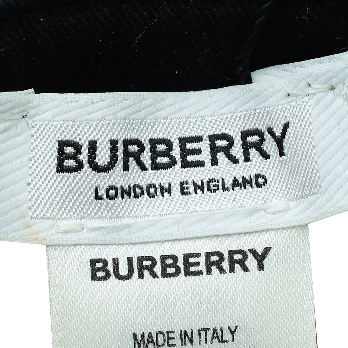 Burberry White TB Visor Medium Hat