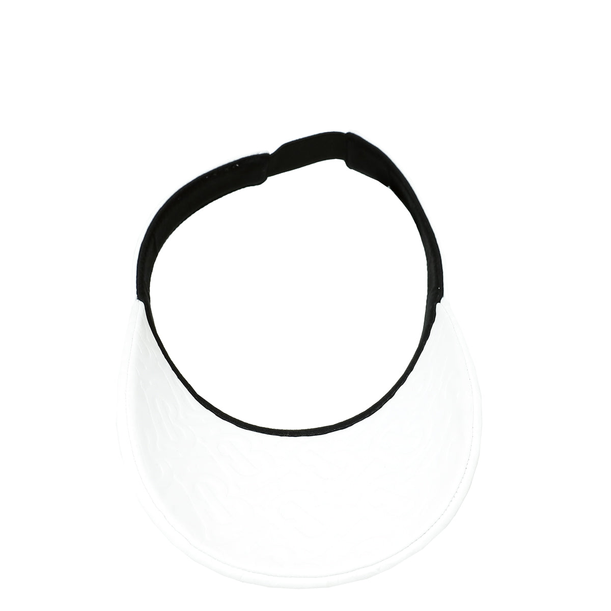 Burberry White TB Visor Small Hat-Burberry-THE CLOSET