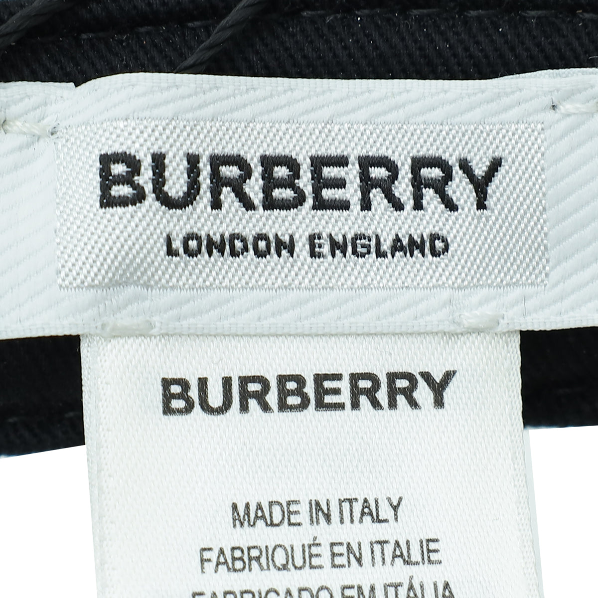 Burberry White TB Visor Small Hat