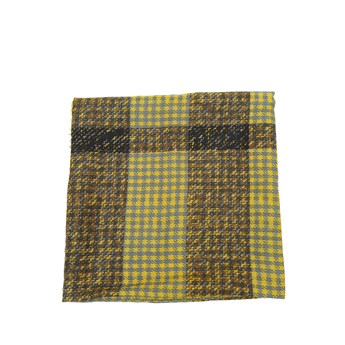 Burberry Bicolor Houndstooth Check Print Scarf