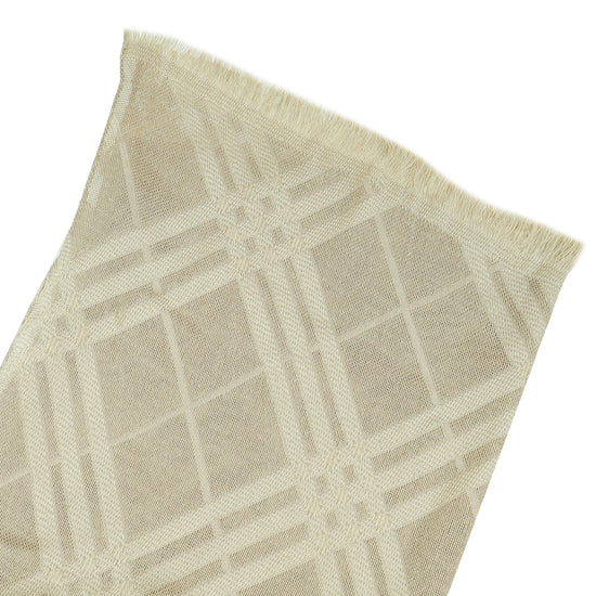 Load image into Gallery viewer, Burberry Champagne Silk Scarf
