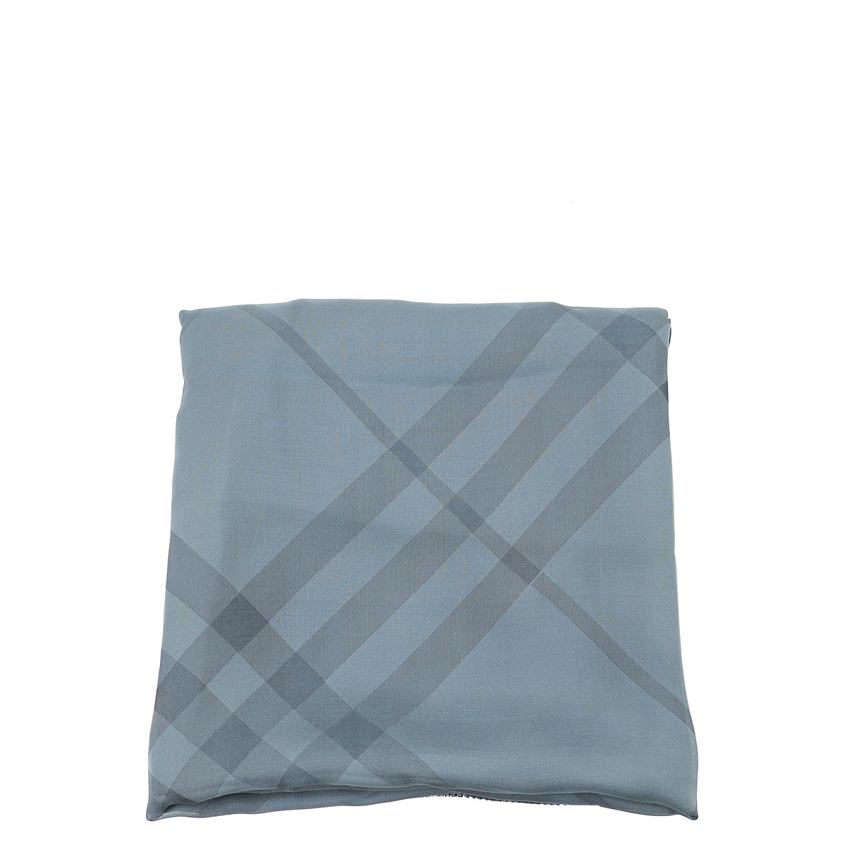 Burberry Dark Gray Giant Check Chiffon Scarf-Burberry-THE CLOSET