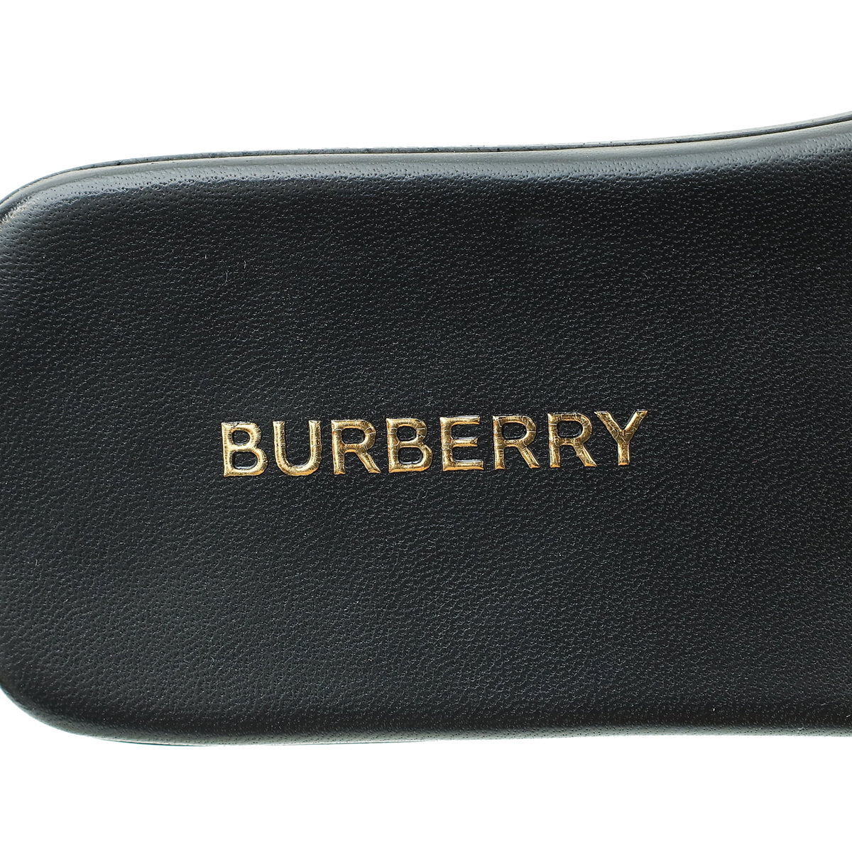 Burberry Black TB Logo Slide Sandal 38 – THE CLOSET