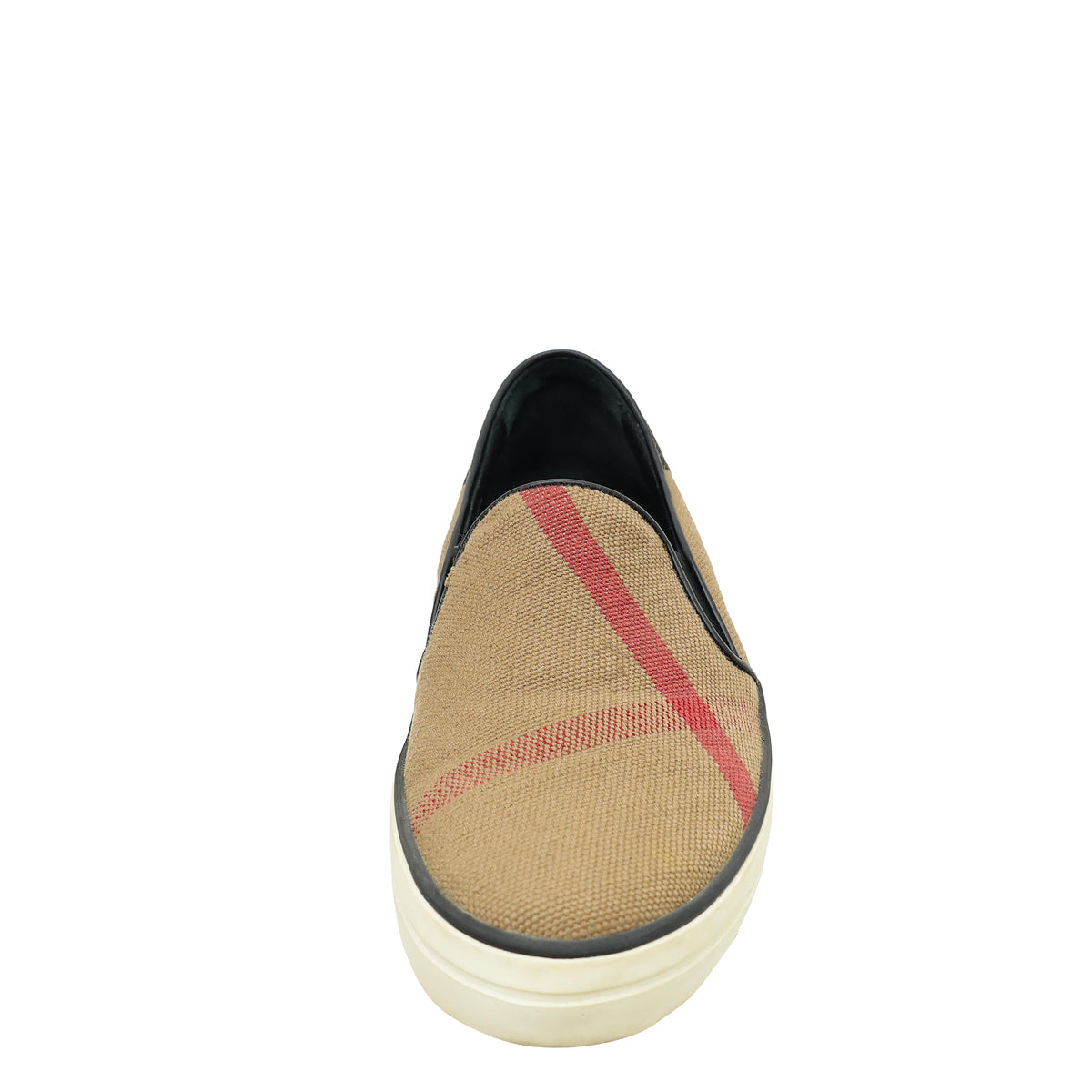 Burberry Bicolor Novacheck Gauden Slip On Sneakers 36-Burberry-THE CLOSET