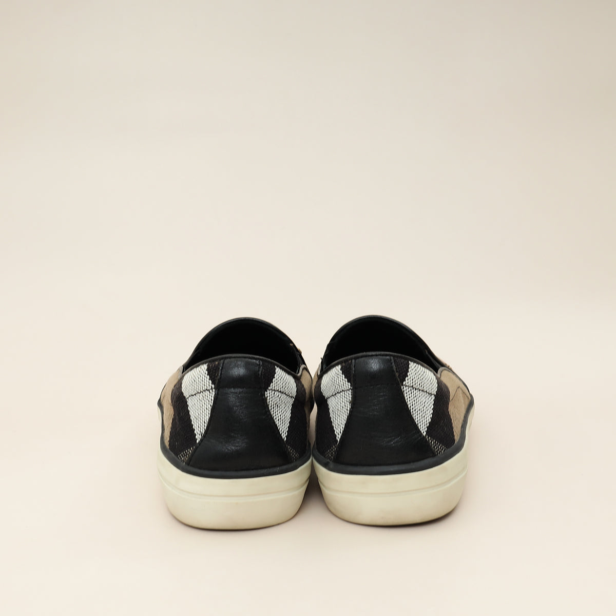 Burberry Multicolor Novacheck Gauden Slip On Sneakers 36-Burberry-THE CLOSET