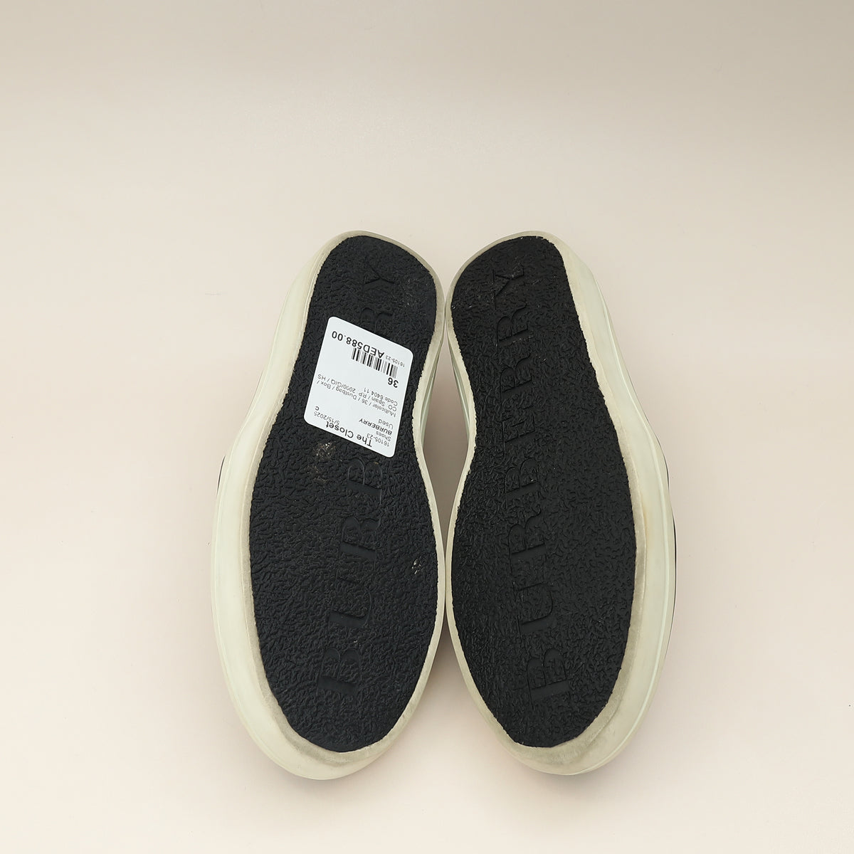 Burberry Multicolor Novacheck Gauden Slip On Sneakers 36-Burberry-THE CLOSET