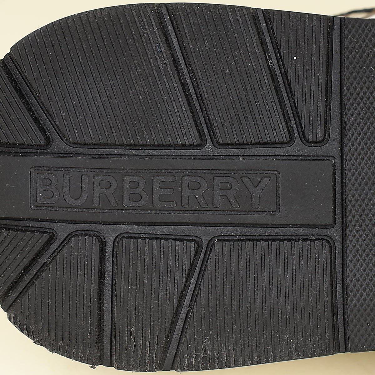 Burberry Dark Brich Brown Vintage Check Sean Sneakers 37-Burberry-THE CLOSET