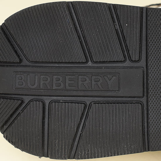 Burberry Dark Brich Brown Vintage Check Sean Sneakers 37-Burberry-THE CLOSET