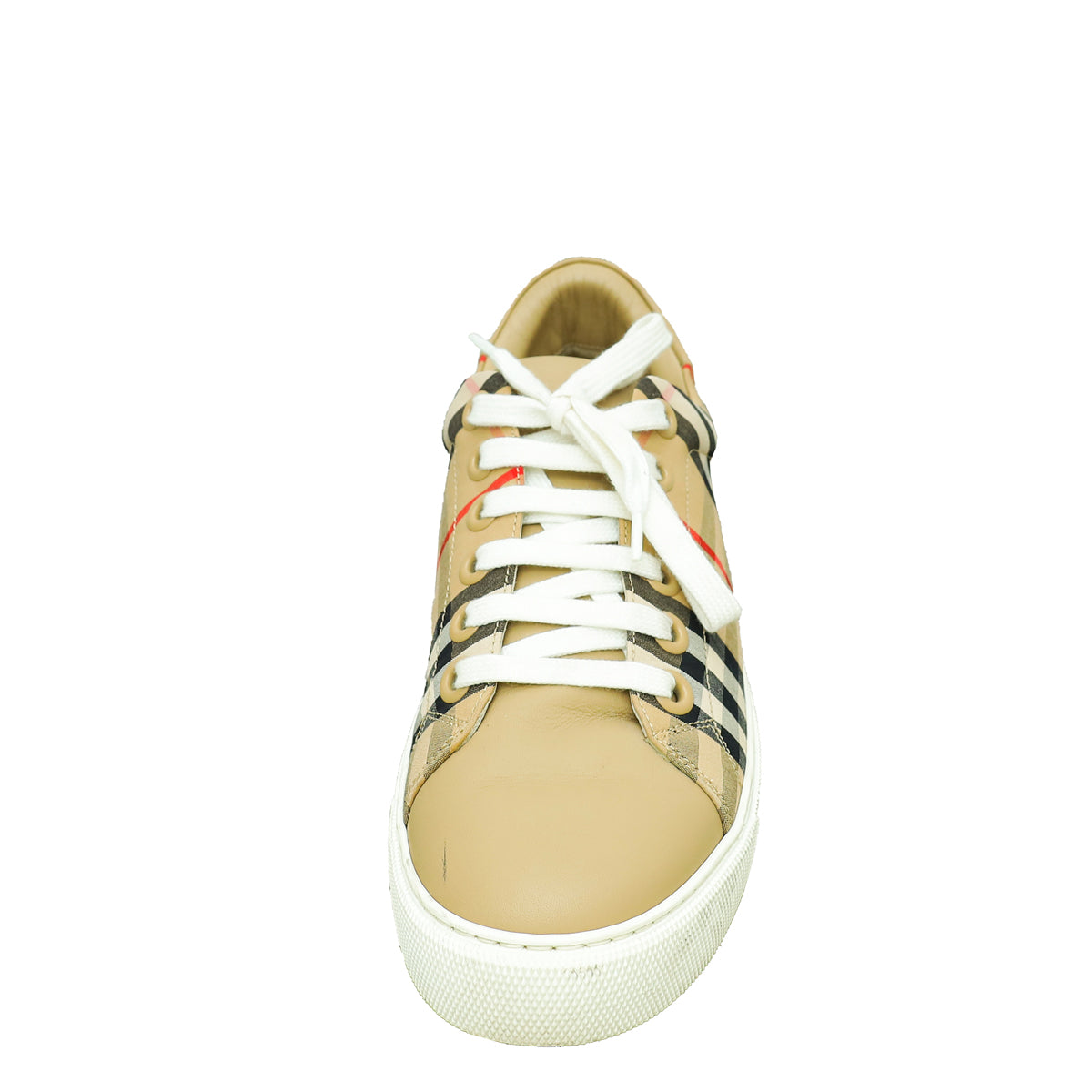 Burberry Beige Albridge Sneakers 37-Burberry-THE CLOSET