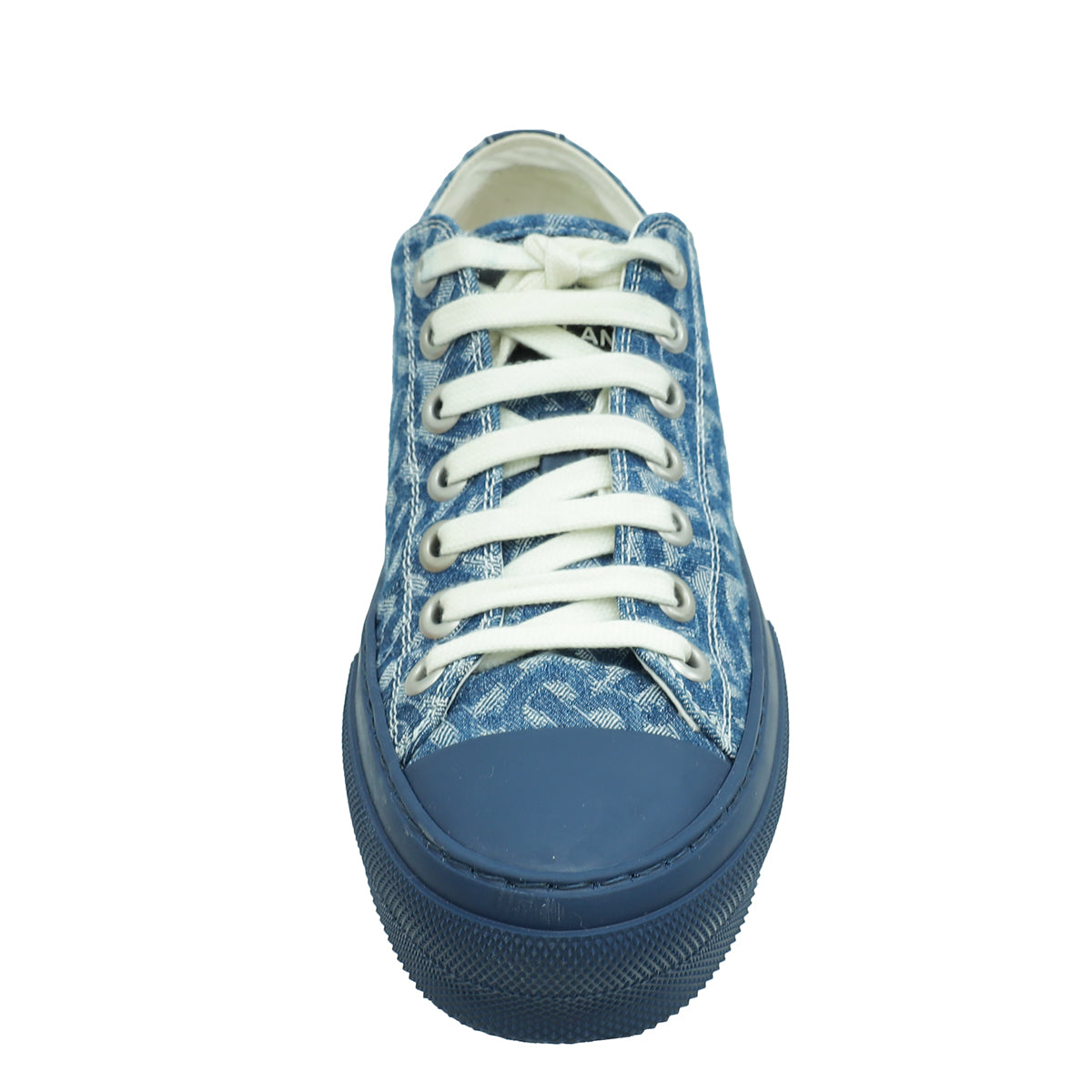 Burberry Blue Denim TB Monogram Jack Sneakers 38-Burberry-THE CLOSET
