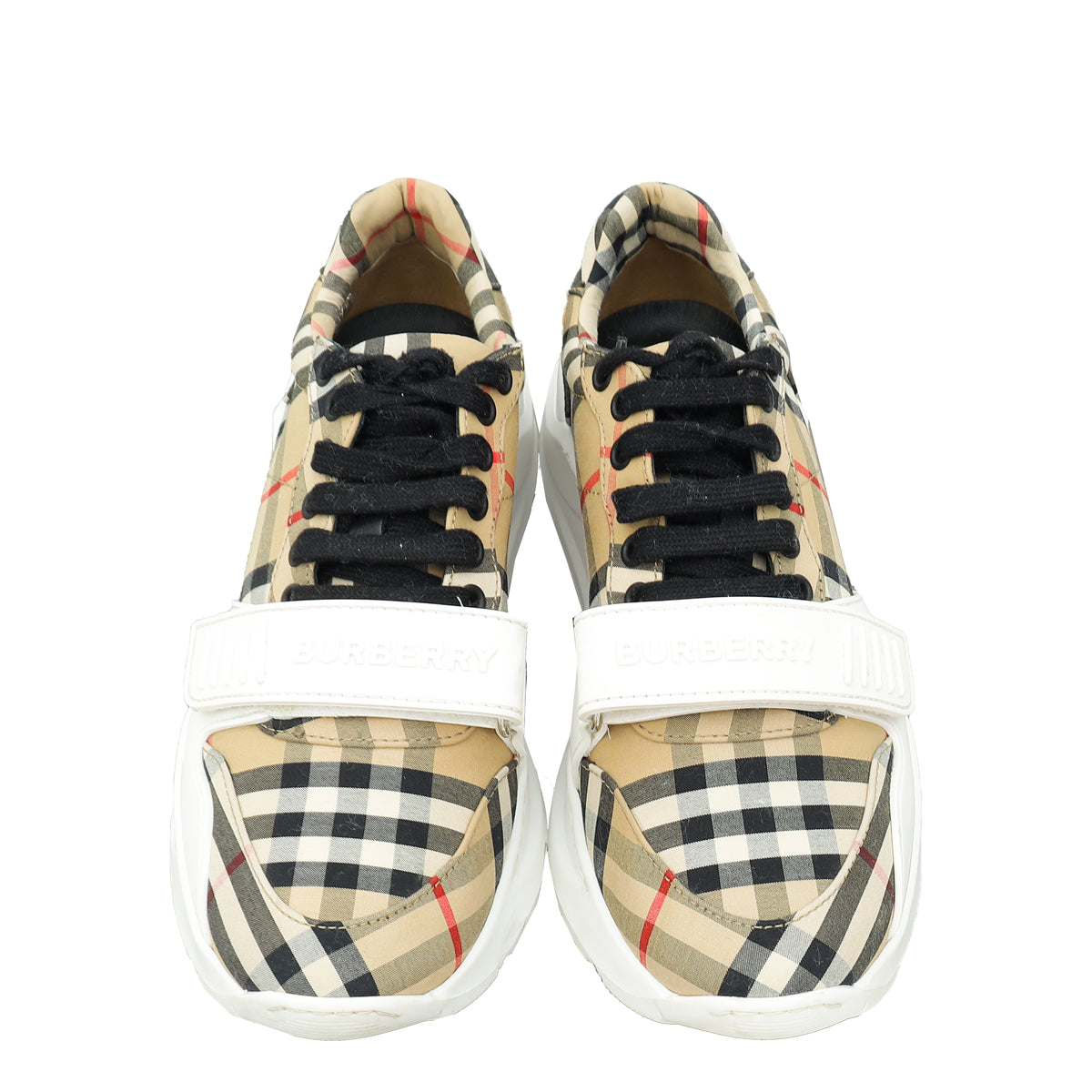 Burberry Beige Check Ramsey Sneaker 39