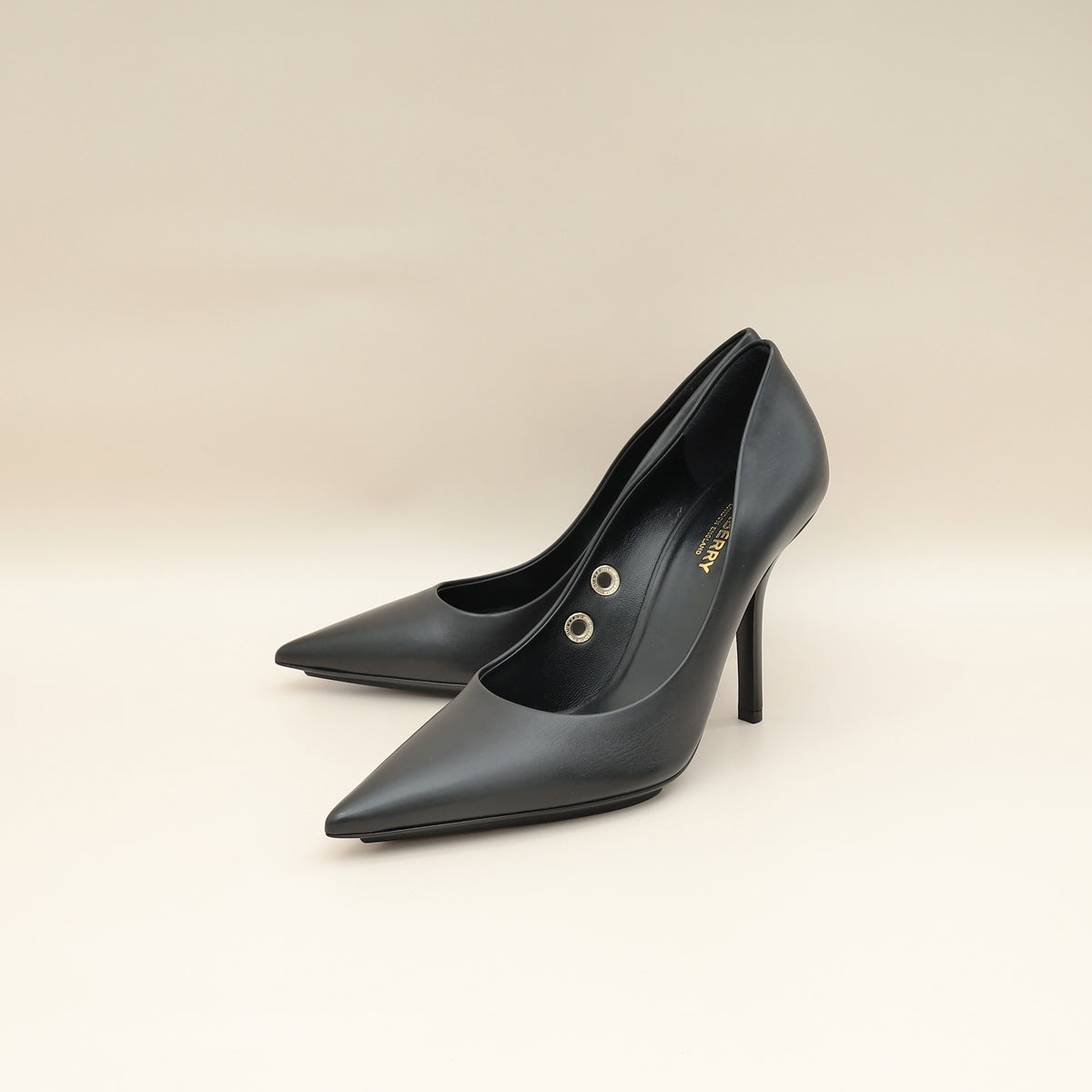 Burberry Black Aubri Pumps 39-Burberry-THE CLOSET