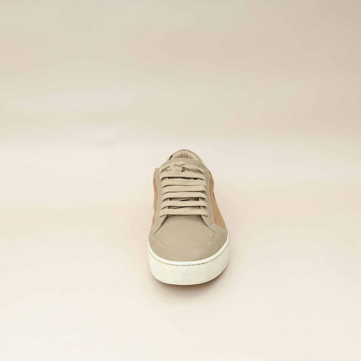 Burberry Nude Beige Salmond Sneakers 40-Burberry-THE CLOSET