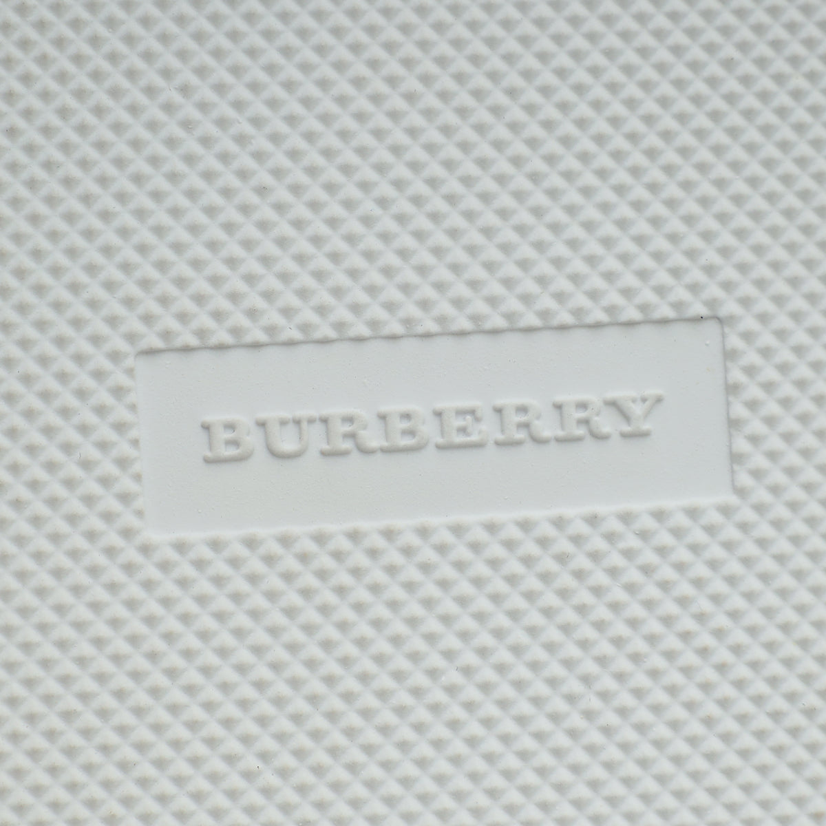 Burberry White Reeth Check Low Sneaker 41