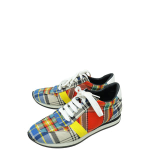 Burberry Multicolor Amelia New Tartan Sneakers 36.5