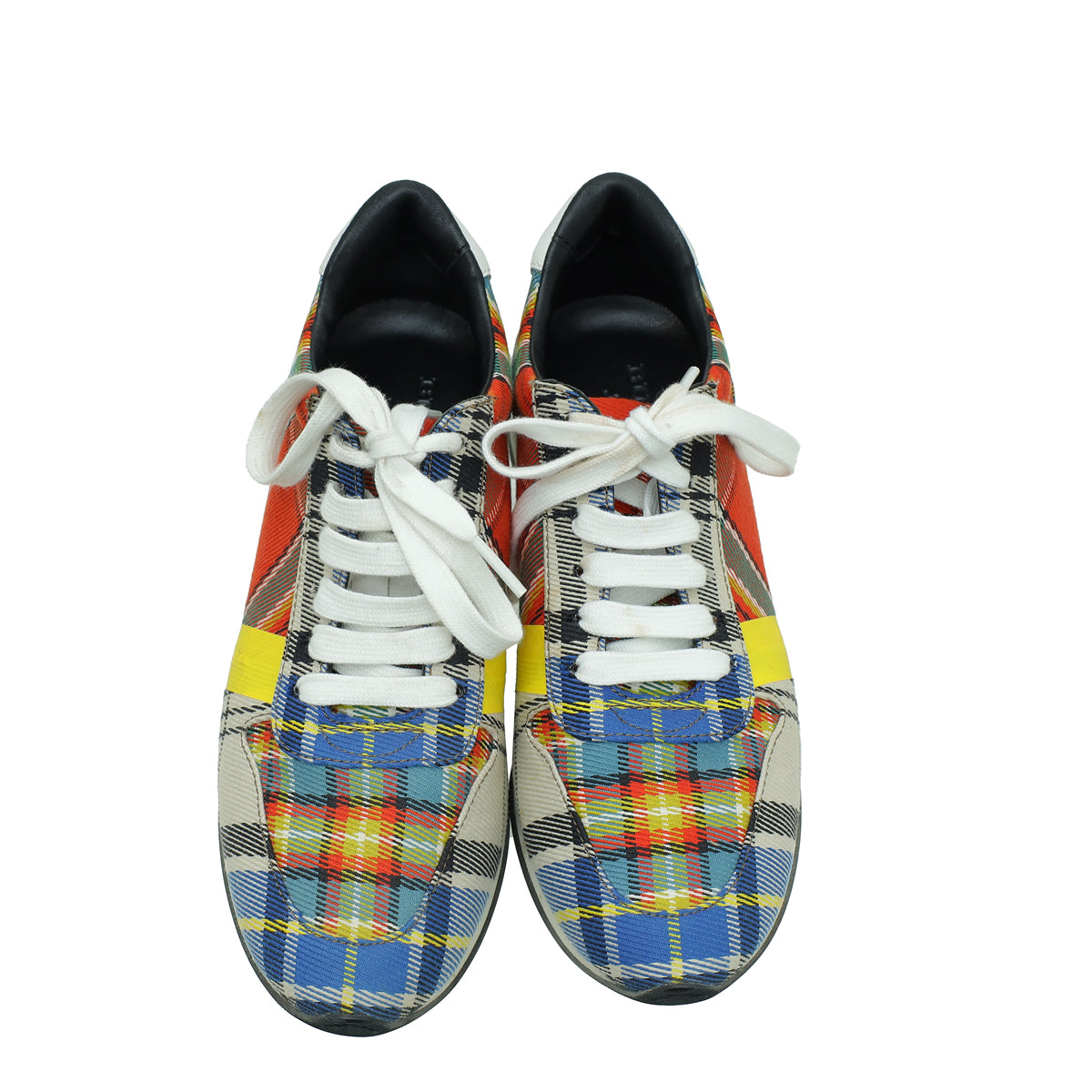 Burberry Multicolor Amelia New Tartan Sneakers 36.5