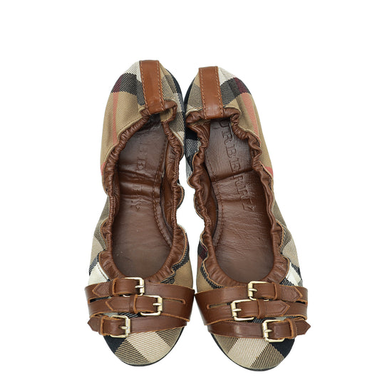 Burberry falcony outlet flats