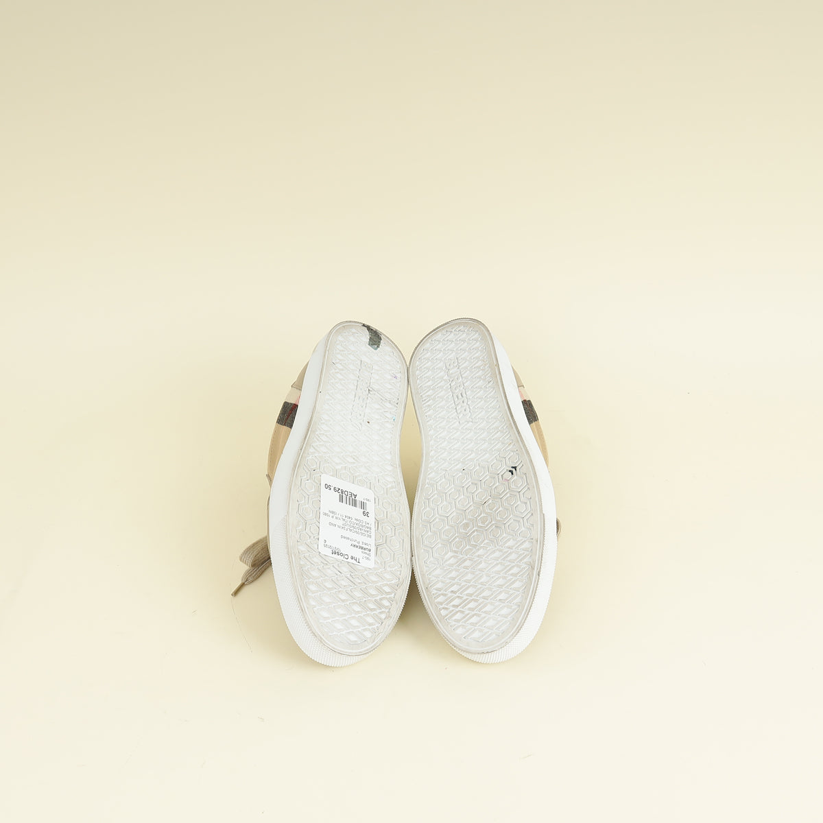 Burberry Beige New Salmond Sneaker 39