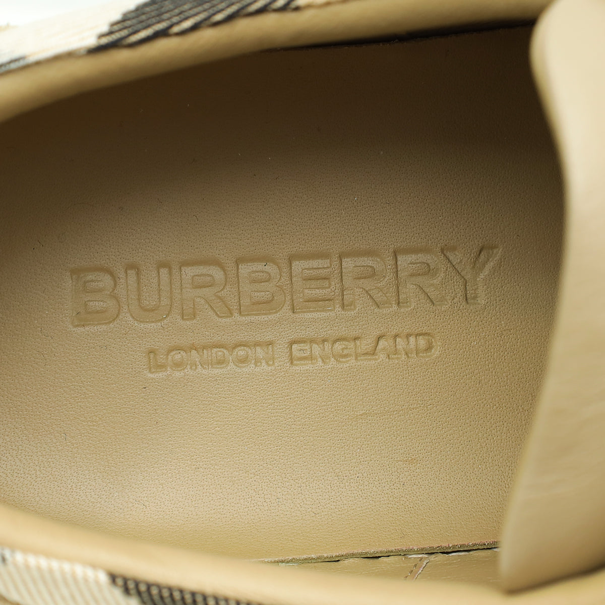 Burberry Beige House Check Hartfield Sneaker 40