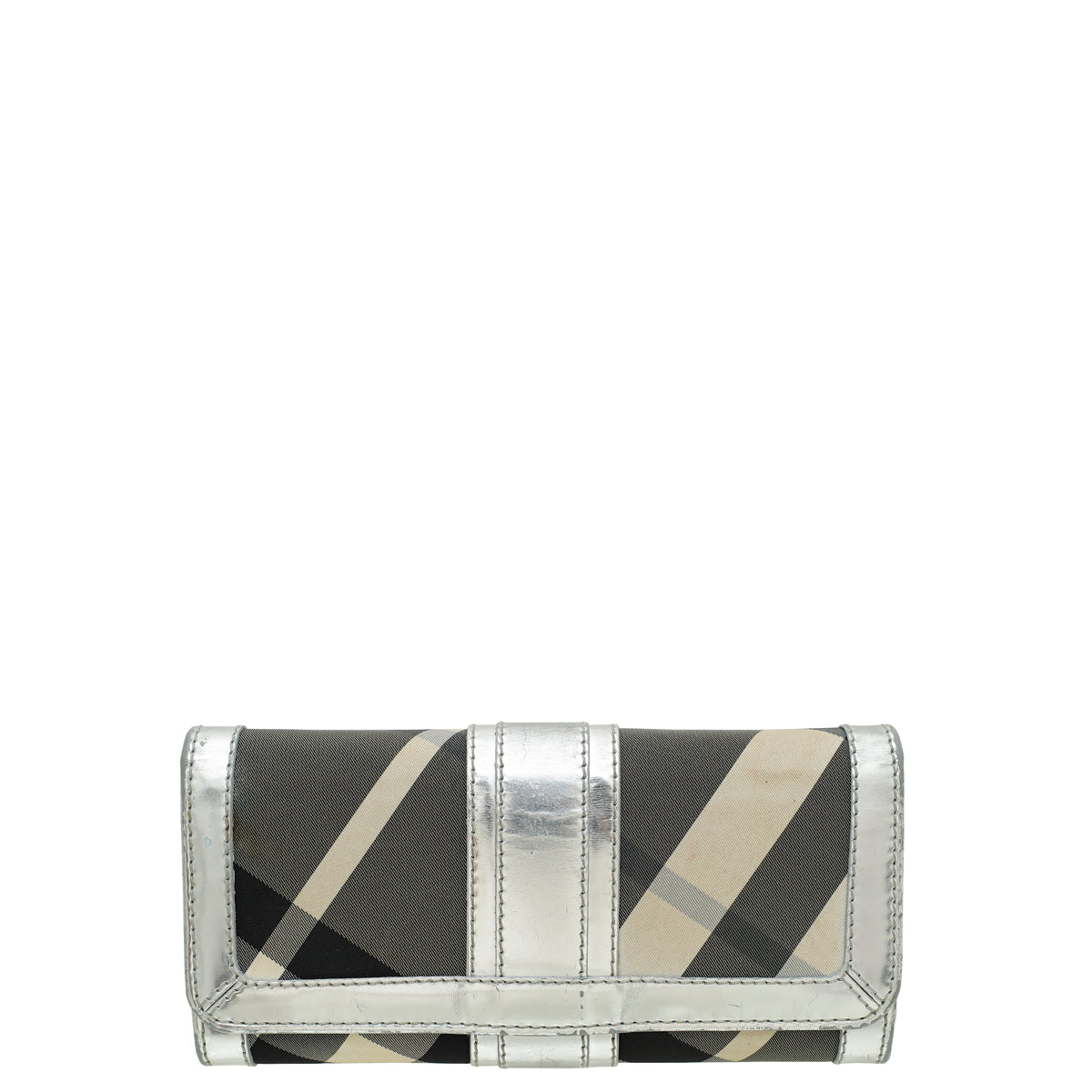 Burberry Bicolor Nova Check Wallet-Burberry-THE CLOSET