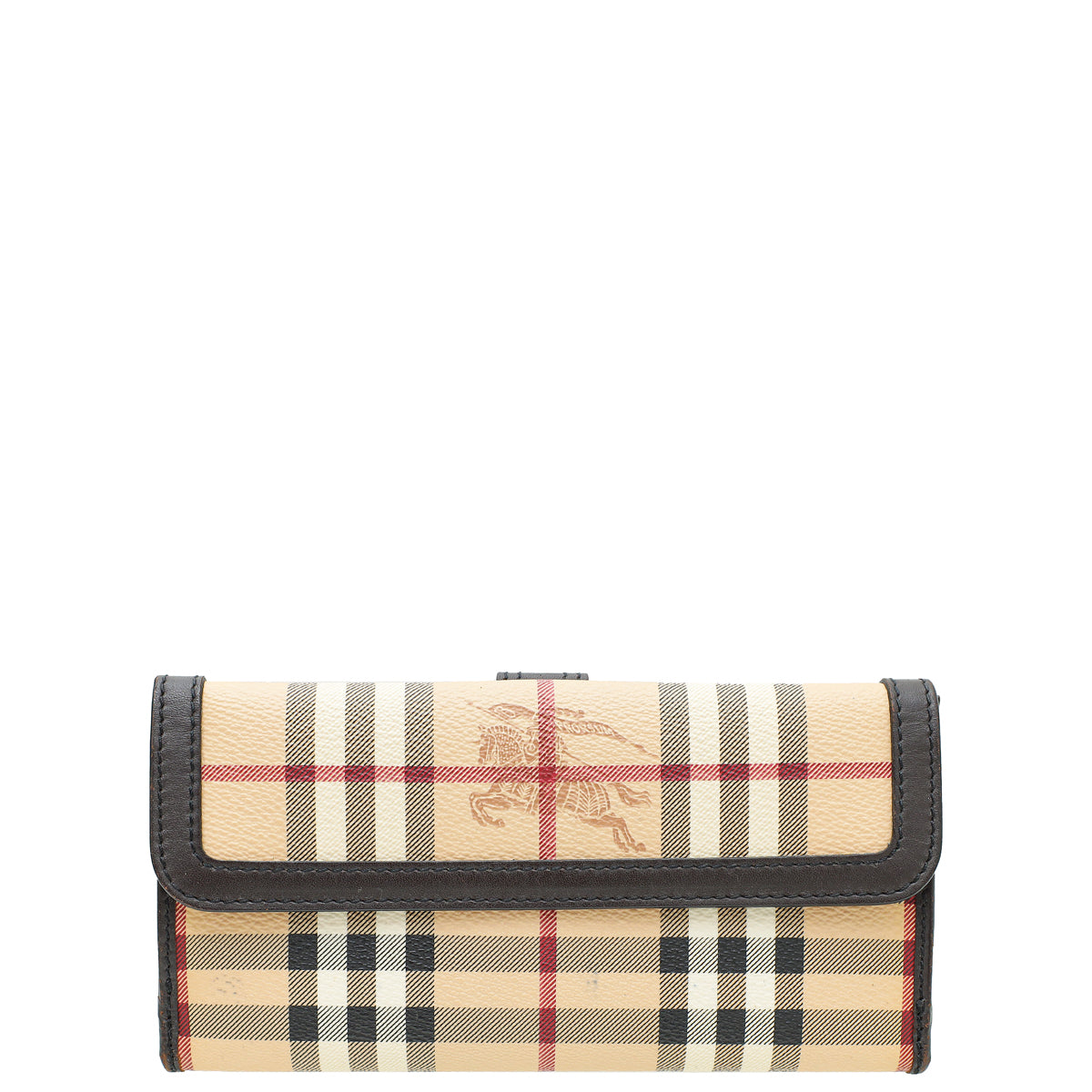 Burberry Bicolor Haymarket Check Wallet-Burberry-THE CLOSET